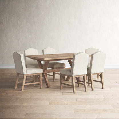 Dining Set: Dining Table with 6 Chairs Dining Set
