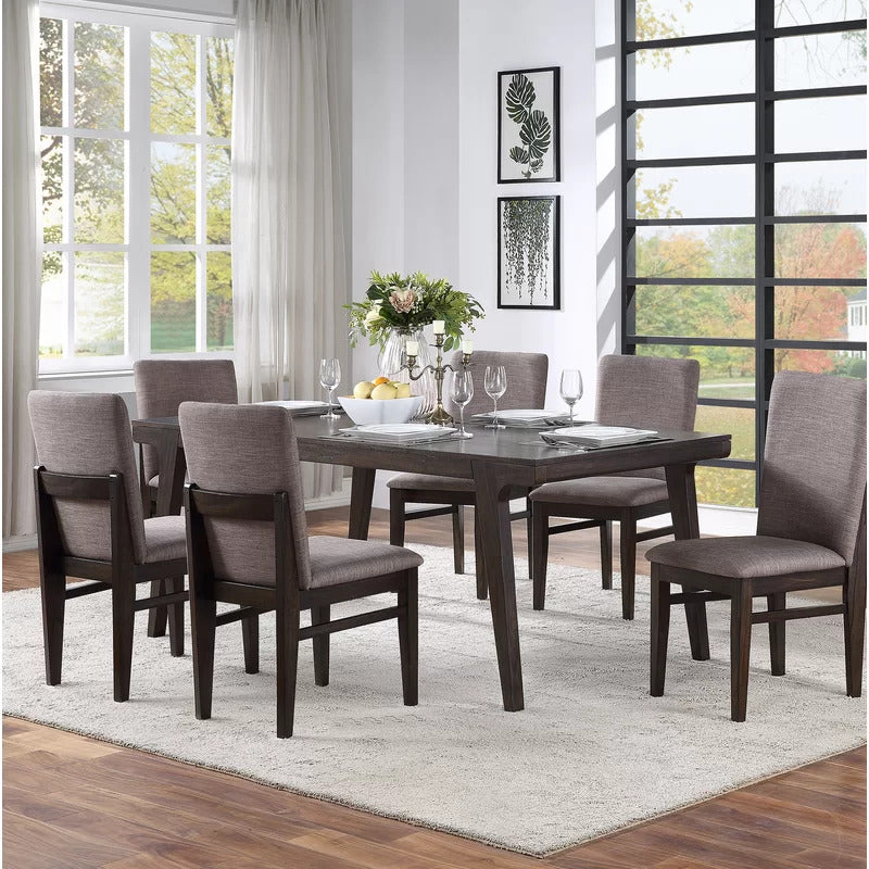 Dining Set: Dining Table with 6 Chairs Dining Set