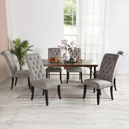 Dining Set: Dining Table with 6 Chairs Dining Set