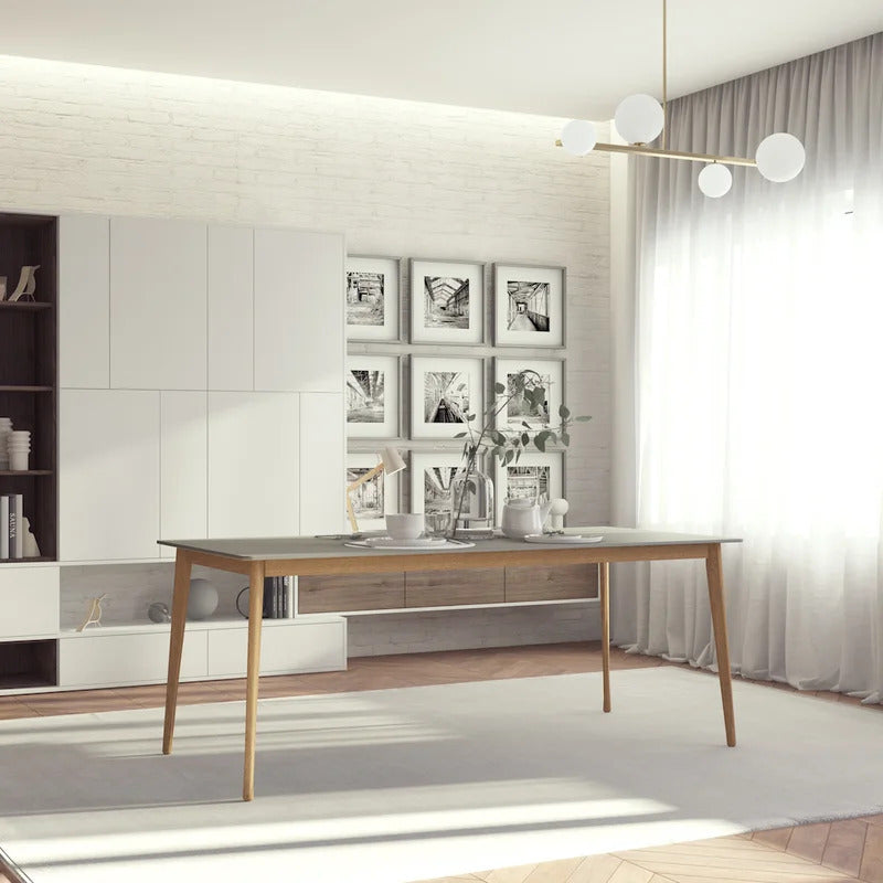 Dining Set: Dining Table with 6 Chairs Dining Set