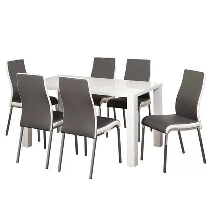 Dining Set: Dining Table with 6 Chairs Dining Set