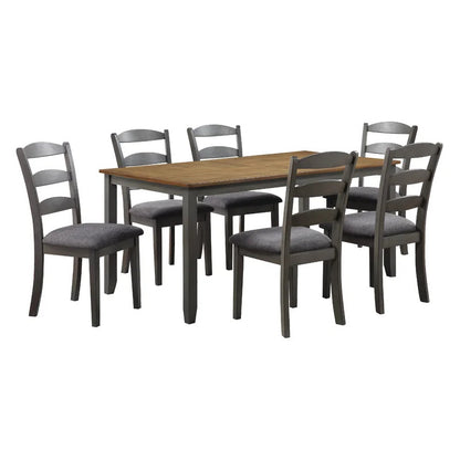 Dining Set: Dining Table with 6 Chairs Dining Set