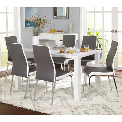 Dining Set: Dining Table with 6 Chairs Dining Set