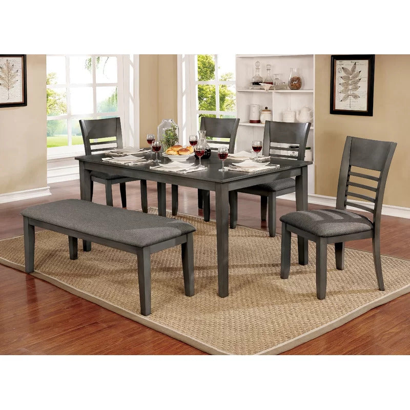 Dining Set: Dining Table with 6 Chairs Dining Set