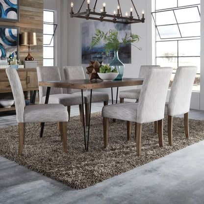 Dining Set: Dining Table with 6 Chairs Dining Set