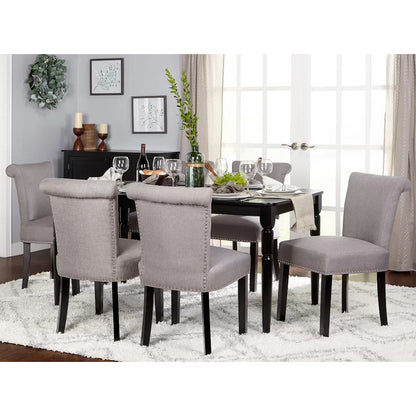 Dining Set: Dining Table with 6 Chairs Dining Set