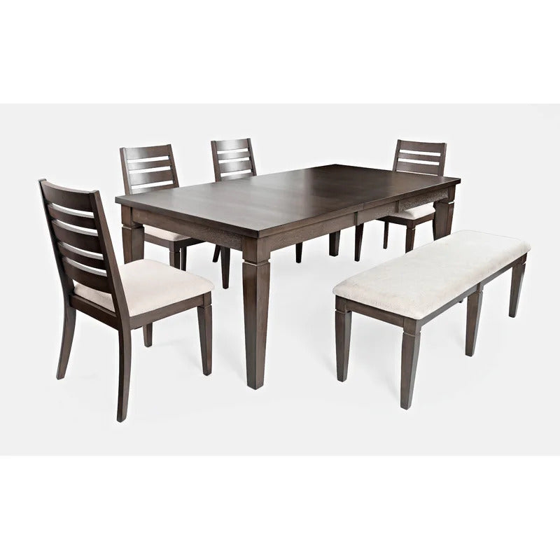 Dining Set: Dining Table with 6 Chairs Dining Set