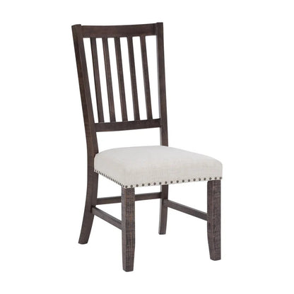 Dining Set: Dining Table with 6 Chairs Solid Pine Dining Set