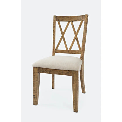 Dining Set: Dining Table with 6 Chairs Solid Pine Dining Set