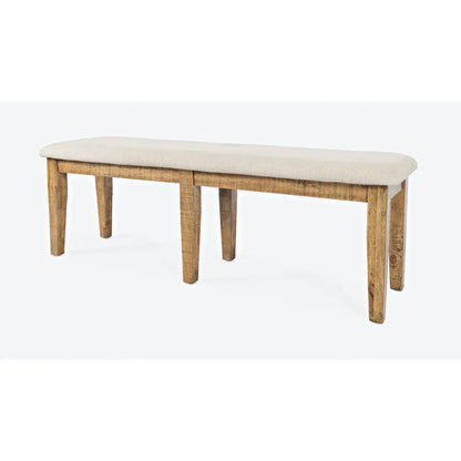 Dining Set: Dining Table with 6 Chairs Solid Pine Dining Set