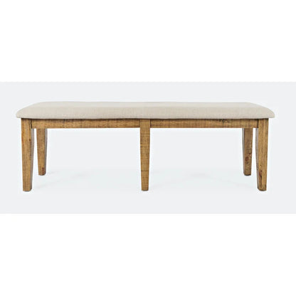 Dining Set: Dining Table with 6 Chairs Solid Pine Dining Set