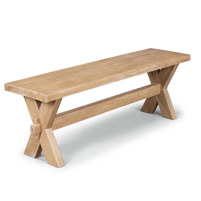 Dining Set: Dining Table with 6 Chairs Solid Wood Dining Set