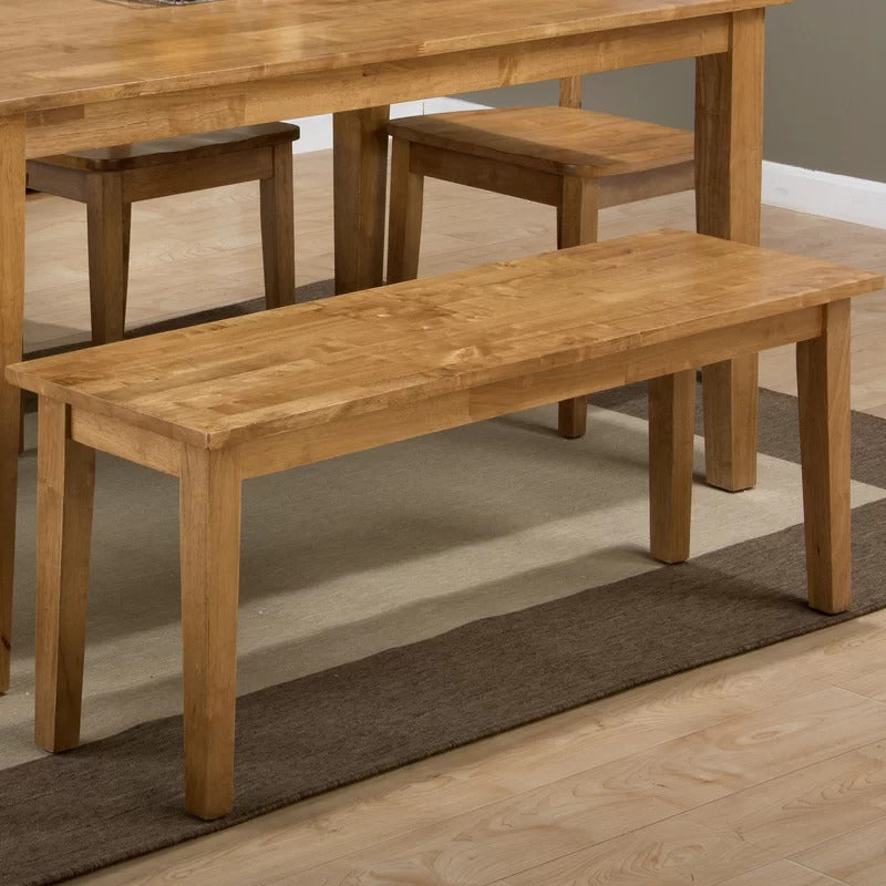 Dining Set: Dining Table with 6 Chairs Wood Dining Set