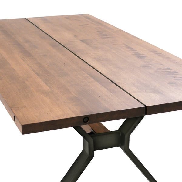 Dining Set: Dining Table with 6 Chairs Wood Dining Set
