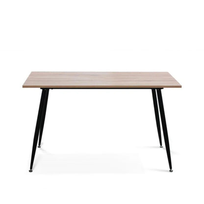 Dining Set: Dining Table with 6 Chairs Wood Dining Set