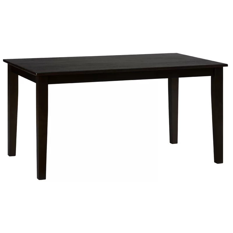 Dining Set: Dining Table with 6 Chairs Wood Dining Set