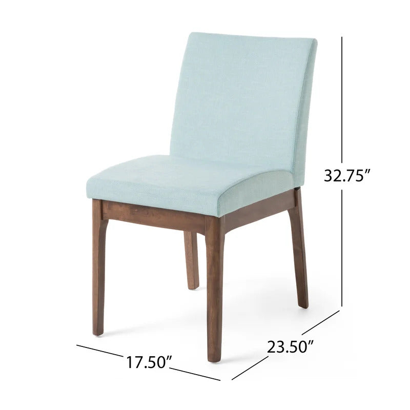 Dining Set: Dining Table with 6 Chairs Wood Dining Set