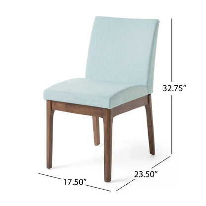 Dining Set: Dining Table with 6 Chairs Wood Dining Set