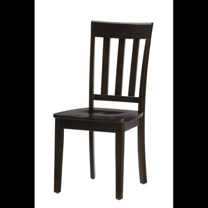 Dining Set: Dining Table with 6 Chairs Wood Dining Set