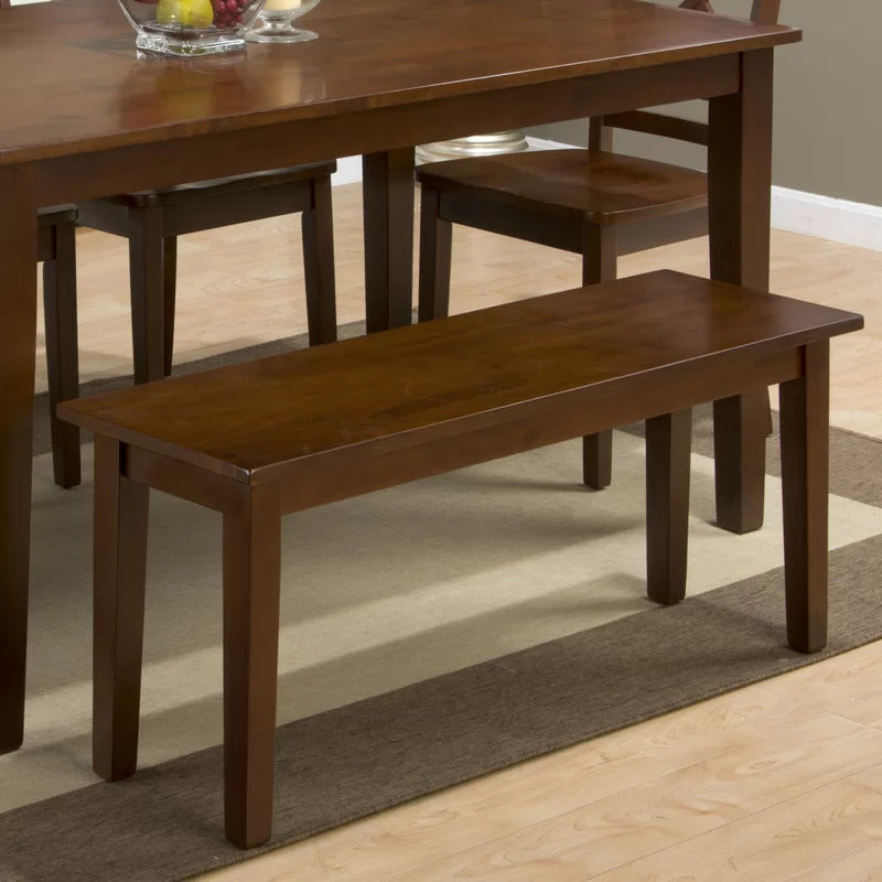 Dining Set: Dining Table with 6 Chairs Wood Dining Set