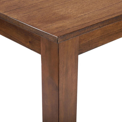 Dining Set: Dining Table with 6 Solid Wood Dining Set