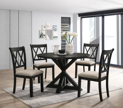 Dining Set : Elbert 4 Seater Round Dining Set