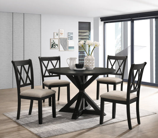 Dining Set : Elbert 4 Seater Round Dining Set