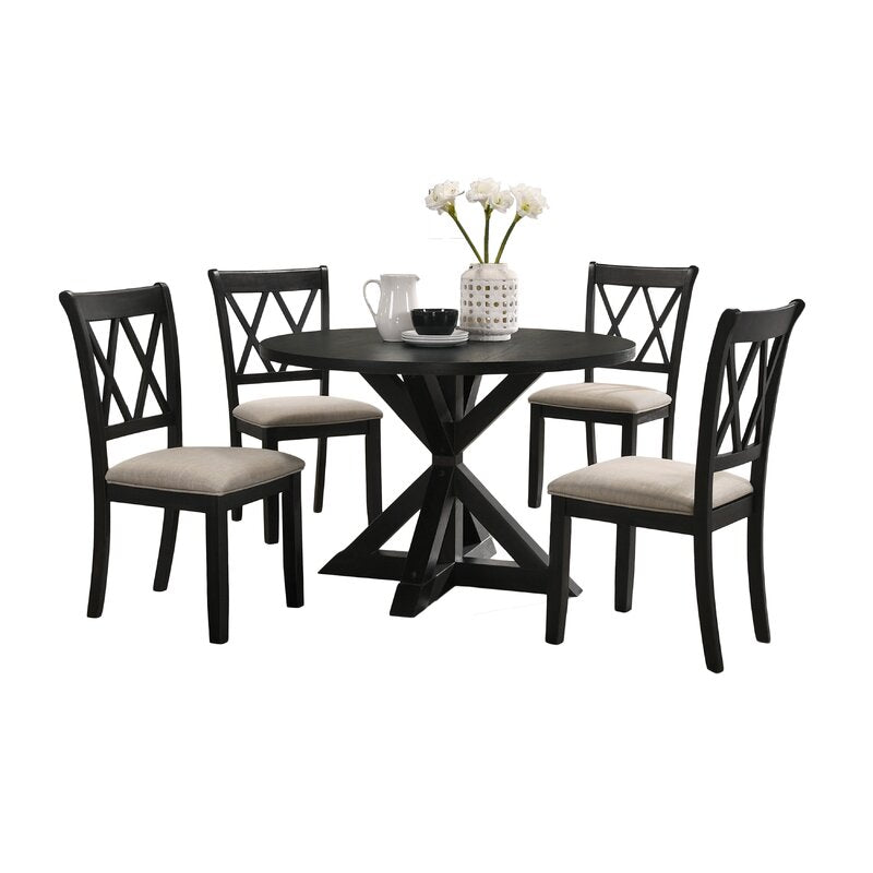 Dining Set : Elbert 4 Seater Round Dining Set