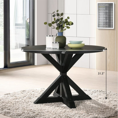 Dining Set : Elbert 4 Seater Round Dining Set