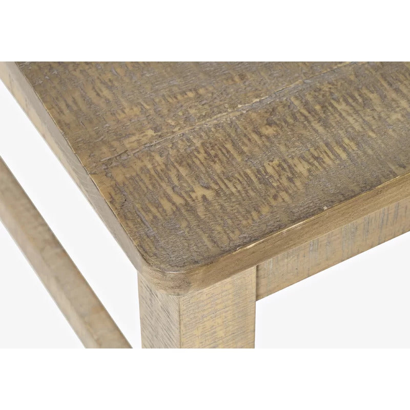 Dining Set: Extendable Pine Solid Wood 6 Seater Dining Set