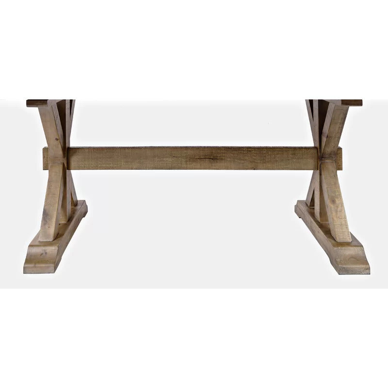Dining Set:  Pine Solid Wood 6 Seater Dining Set