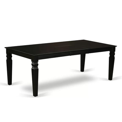 Dining Set: Extendable Solid Wood 6 Seater Dining Set
