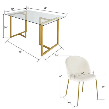 Dining Set : Home Kitchen Breakfast Table, Kitchen Counter With 4 Chairs