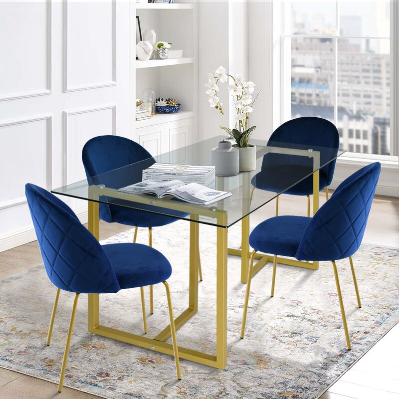 Dining Set : Home Kitchen Breakfast Table, Kitchen Counter With 4 Chairs