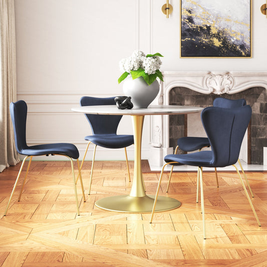 Dining Set: Metal 4 - Person Dining Set