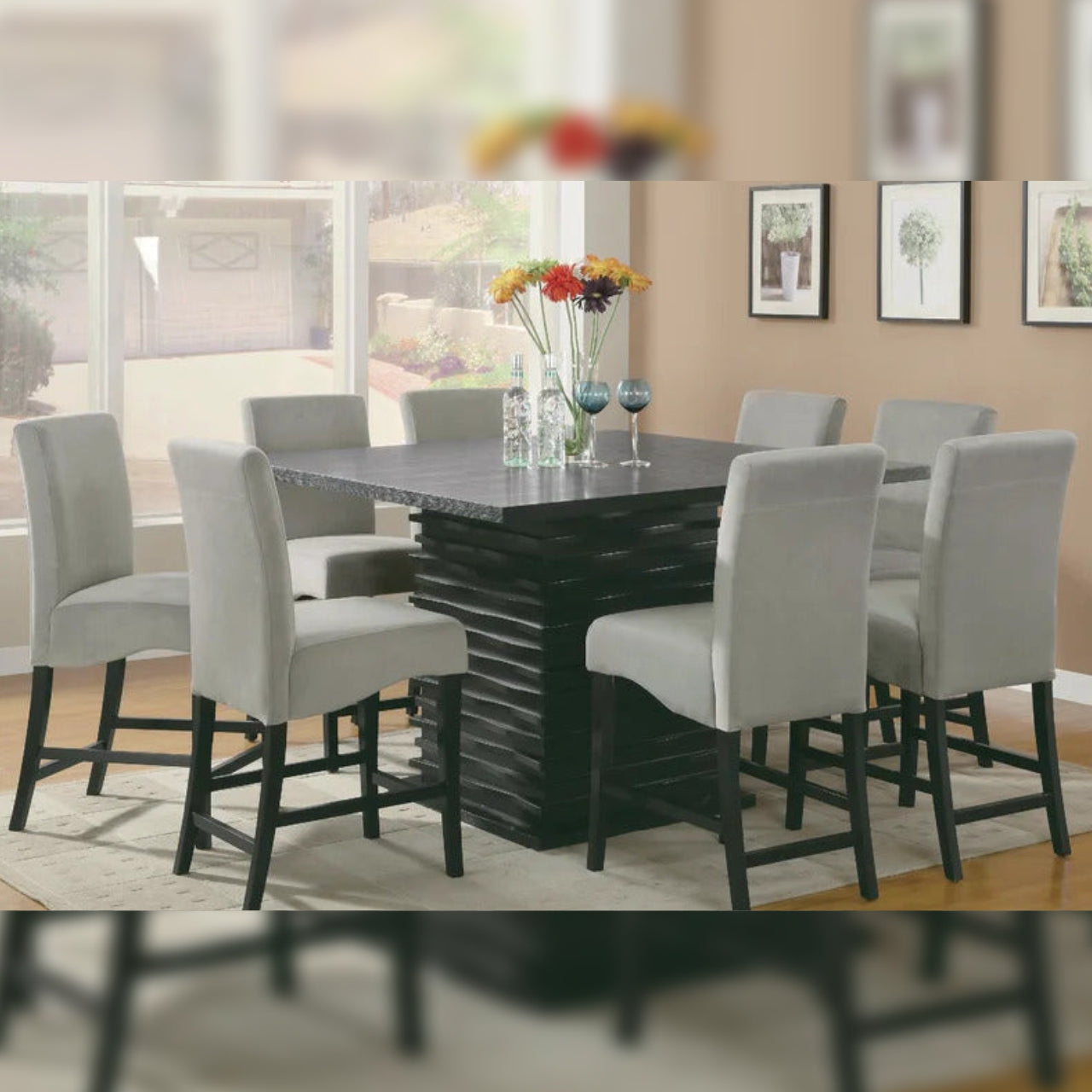 Dining Set Modern 8 Seater Dining Set