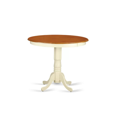 Dining Set: Person Counter Height Rubberwood Solid Wood Dining Set