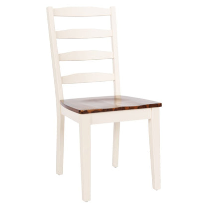 Dining Set : Round Solid Wood Dining Table & chair