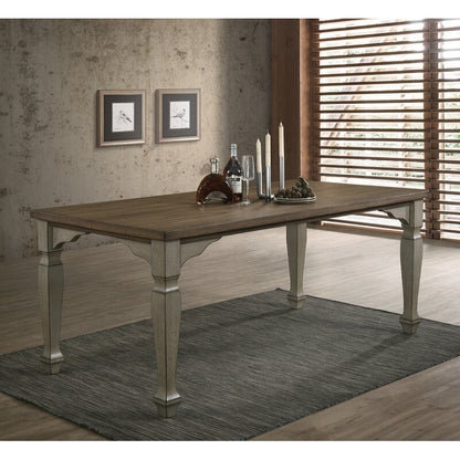 Dining Set: Solid Wood 4 - Person Dining Set