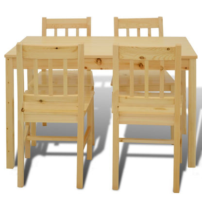 Dining Set : Wooden 4 - Person Dining Set