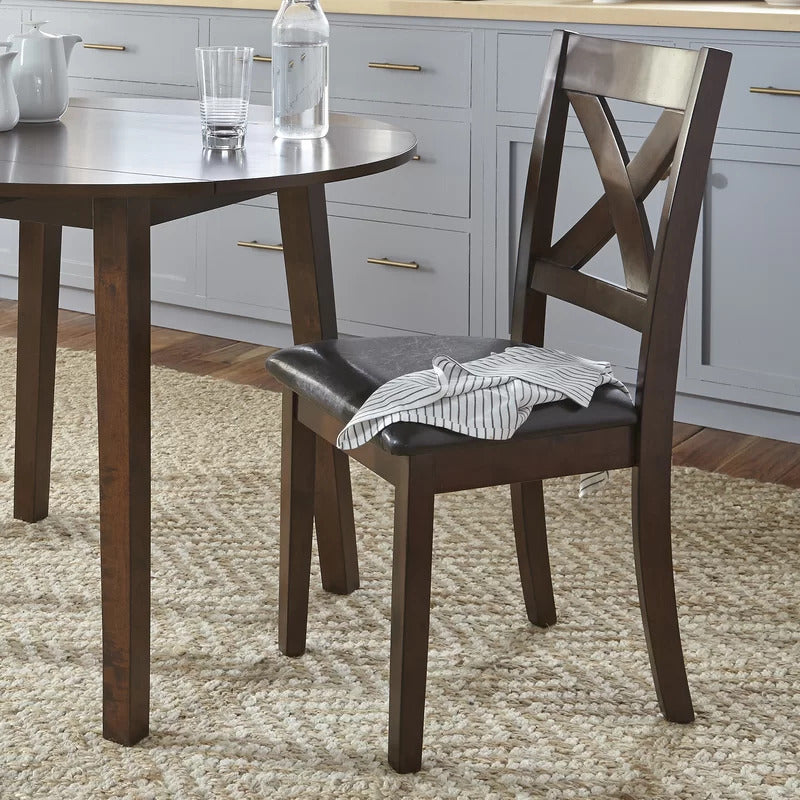 Dining Set: Wooden Dining Table with 6 Chairs Dining Set