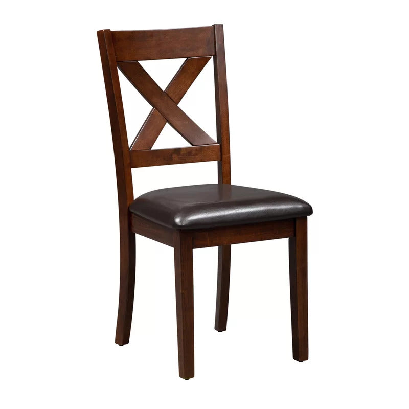 Dining Set: Wooden Dining Table with 6 Chairs Dining Set