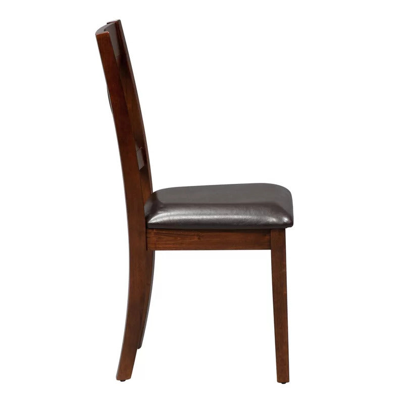 Dining Set: Wooden Dining Table with 6 Chairs Dining Set