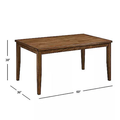 Dining Set Wooden Dining Table with 6 Chairs Dining Set