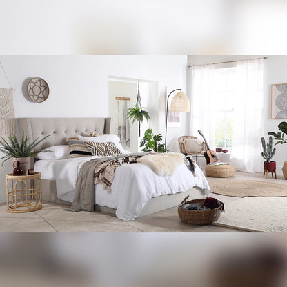 Double Bed Kenle Fabric Double Hydraulic Bed