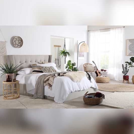 Double Bed Kenle Fabric Double Hydraulic Bed