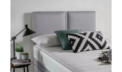 Divan Bed: Light Grey Divan Bed