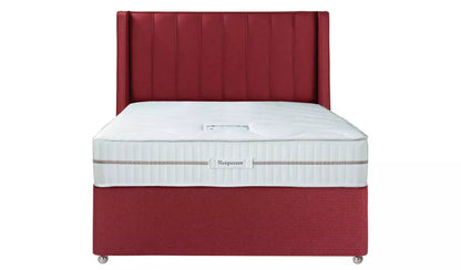 Double Bed: Luxurious Fabric 2 Drawer Double Bed