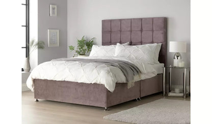 Double Bed: Mauve Double Bed