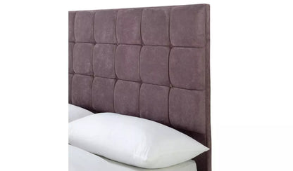 Double Bed: Mauve Double Bed